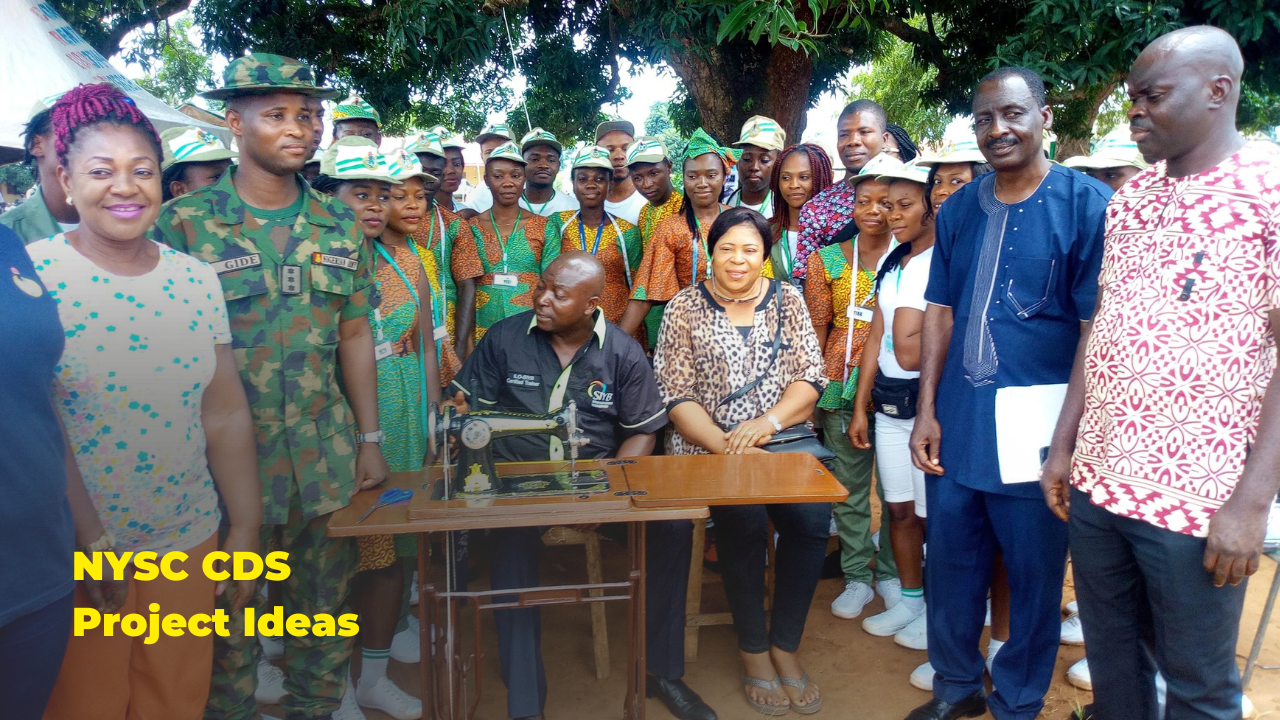 Group of NYSC members empowering community